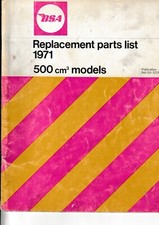 bsa replacement parts list