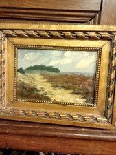 tableau ancien huile sur panneau paysage marin à identifier ?