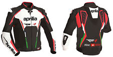 Aprilia Homme Veste en Cuir de