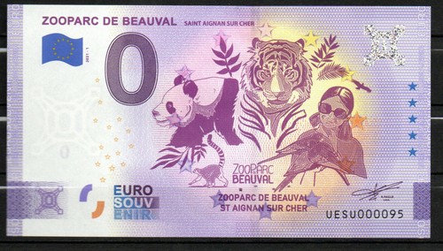 Billet souvenir zero - souvenir, euro
