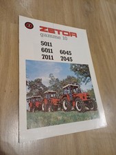 PROSPECTUS TRACTEUR ZETOR GAMME 10 TRACTOR TRAKTOR PROSPEKT 