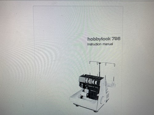 Pfaff hobbylock 795 manual - hobbylock,