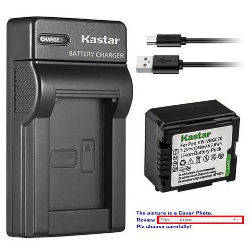 Kastar vbg070 battery - vw-vbg070, slim