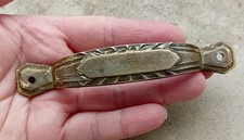 ANCIENNE POIGNÉE DE MEUBLE EN BRONZE ou LAITON style ART DECO  N°38B