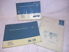 Manuel d'utilisation + carnet de service à la clientèle + stations de service à la clientèle Mercedes-Benz W115