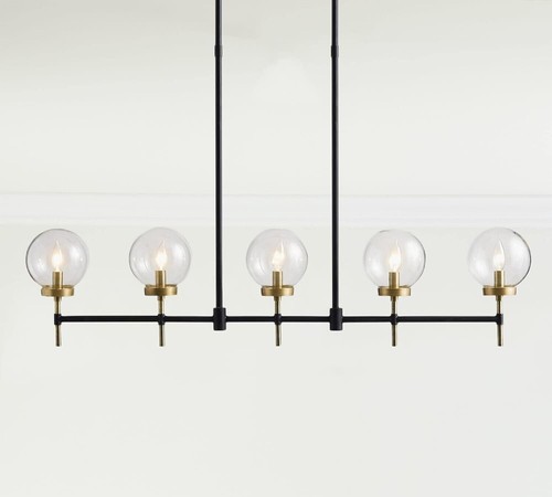 Lustre linéaire verre - linéaire, en