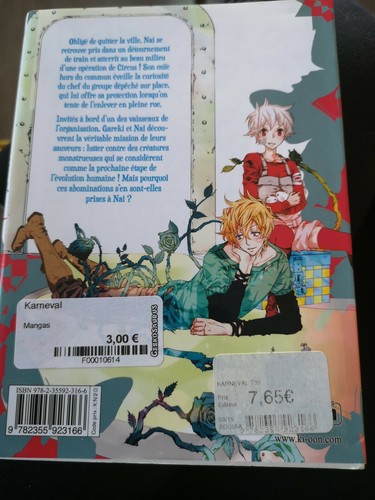 Manga karneval volume 2 - manga,