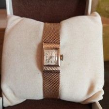 Montre femme YEMA vintage Plaqué or 20 microns  Bracelet milanais intégré Rare