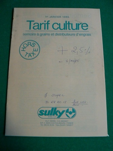 Catalogue agricole sulky - catalogue,