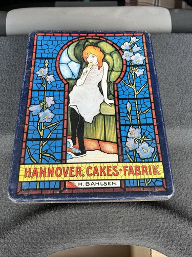 Boîte gâteaux métal vintage - gâteaux,