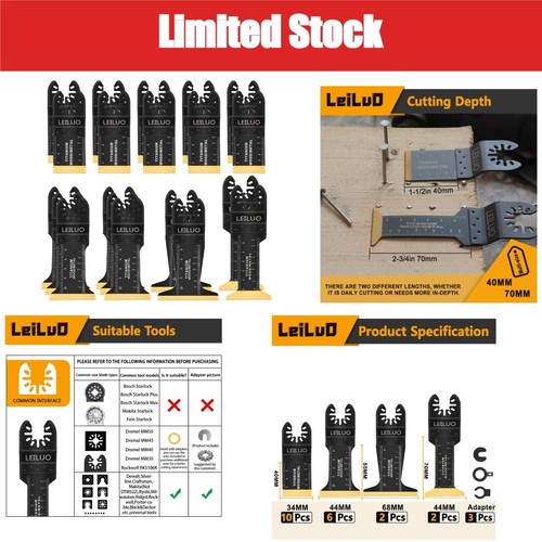 Leiluo kit lames outil - kit, 20