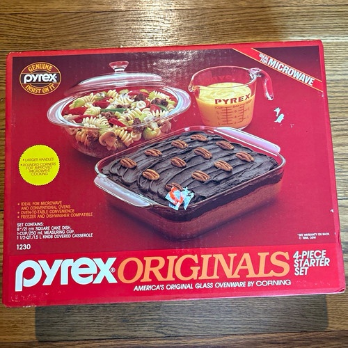 Pyrex originals 4pc starter - 4pc,