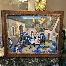Tableau Huile Sur Panneau