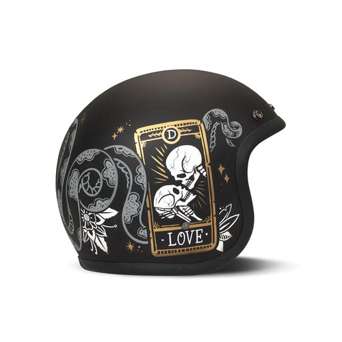 Casque moto dmd retro - de,