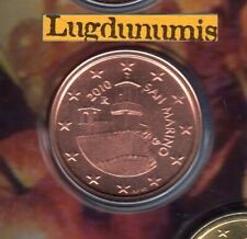 Saint Marin 2010 5 Centimes D'Euro BU FDC 48000 exemplaires Provenant du BU RARE