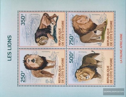 Côte ivoire 1599 1602a - côte, d'ivoire
