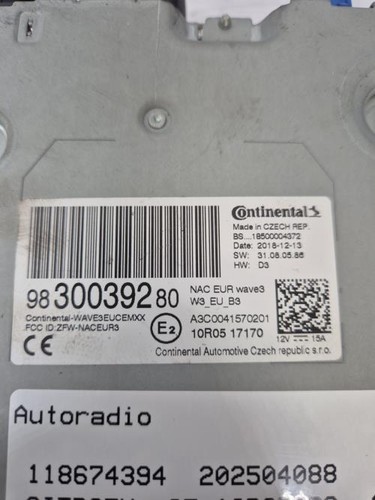 Autoradio citroen aircross - c5,