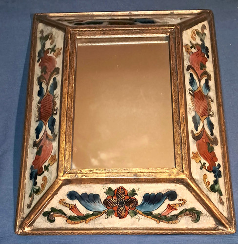 Miroir ancien parecloses - miroir, à