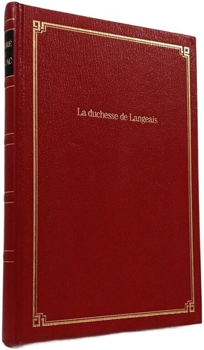 Duchesse langeais - de,