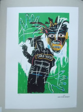 Jean Michel Basquiat ( Art Print )  " Sans Titre " Tirage 300 Ex ( 70 X 50 cm )