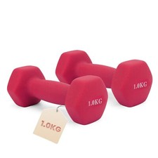 Kit Poids Musculation Néoprène Kit Haltere Musculation Courts En Vinyle Haltè...