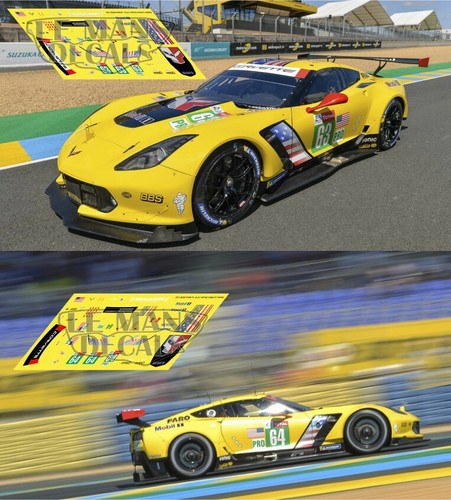 Autocollants corvette c7r - corvette,