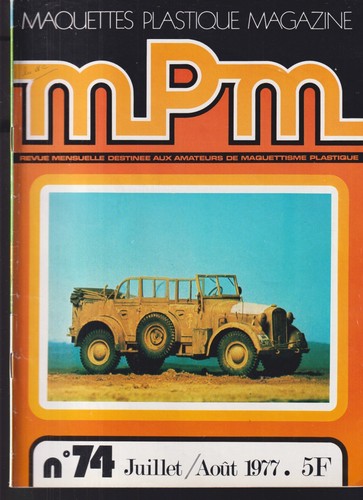 Mpm 188 1 horch - n°74, e/1
