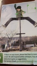 VINTAGE USED GREEN POGO STICK