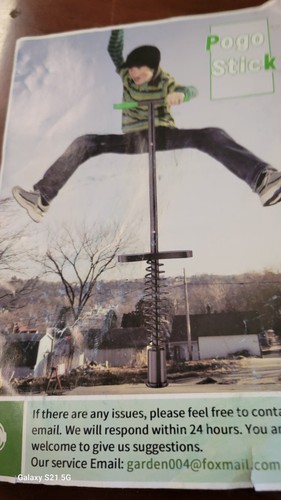 Vintage used green pogo - vintage,