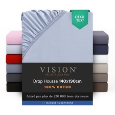 Drap Housse - 100% Coton Lit