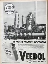 PUBLICITÉ 1956 HUILES VEEDOL