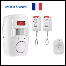 Alarme Maison Sans Fil Détecteur Mouvement Capteur Infrarouge Sécurité Sirène