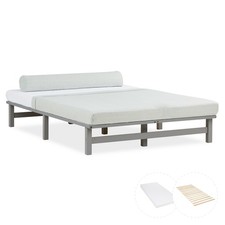 Cadre lit 140x200 bois - de,