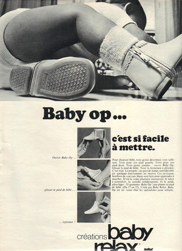 Publicite 1970 baby - publicite, relax