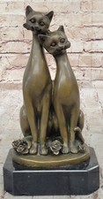 Bronze Chats Chatons Amoureux