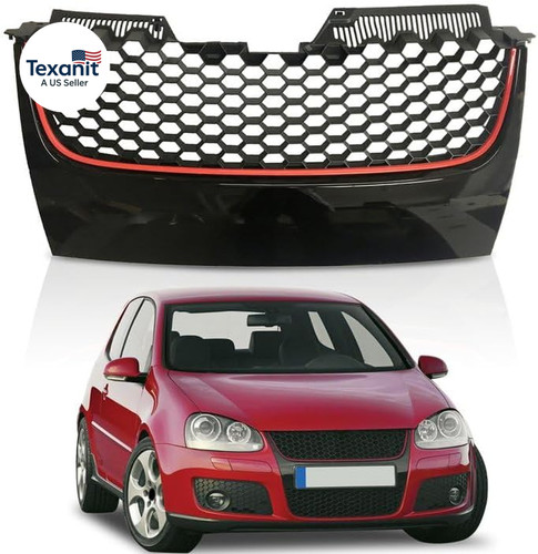 Front bumper upper mesh - front,
