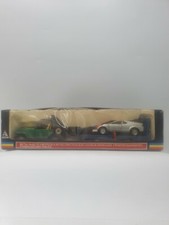 Duo deux voiture Jeep  + BMW à friction pyragric avec sa remorque et son treuil