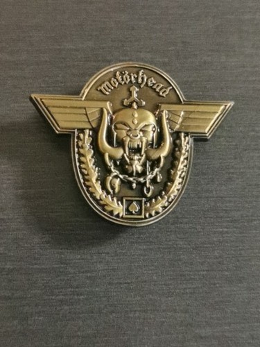Motorhead hammered lemmy pin - hammered,