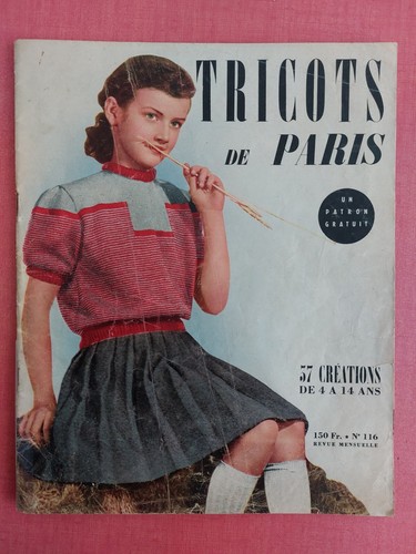 Catalogue tricots paris - de, "