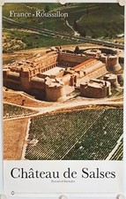Affiche Tourisme France ROUSSILLON - CHATEAU DE SALSES - Ann.'50 Imp. Draeger