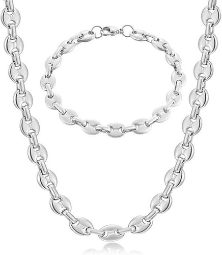 Chaine maille grain café - grain,