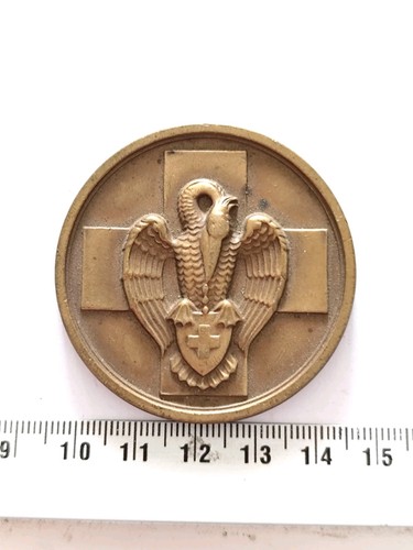 Médaille croix rouge belgique - rouge,