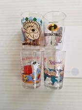 Lot de 4 Verres moutarde