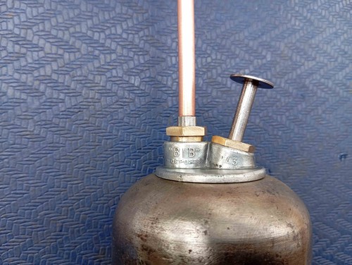 Burette huile ancienne bib - burette,