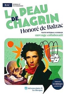 Peau chagrin honoré de - la, chagrin,