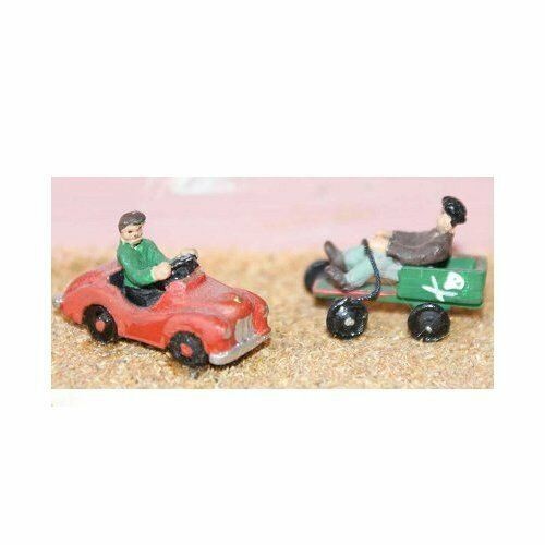 Garçons avec kart et - avec, go-kart