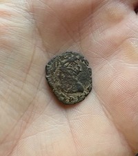 Charles X (La Ligue), Double denier tournois, 1594 P (Dijon), 1,78g.