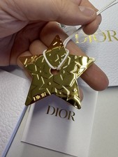 Dior Golden Star Ornament Limited Edition Dior Parfum Gift Decoration Sapin