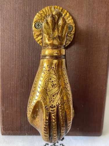 Ancien heurtoir bronze - de,