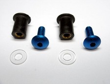 Vis De Carénage ALU Keiti Pour Disque Bleu Anodisé M5x15 Prix Par Paire